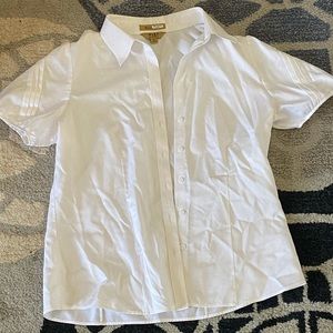 Alex Marie white button up blouse